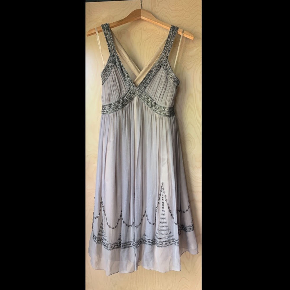 Formal beaded “Eiffel Tower” dress